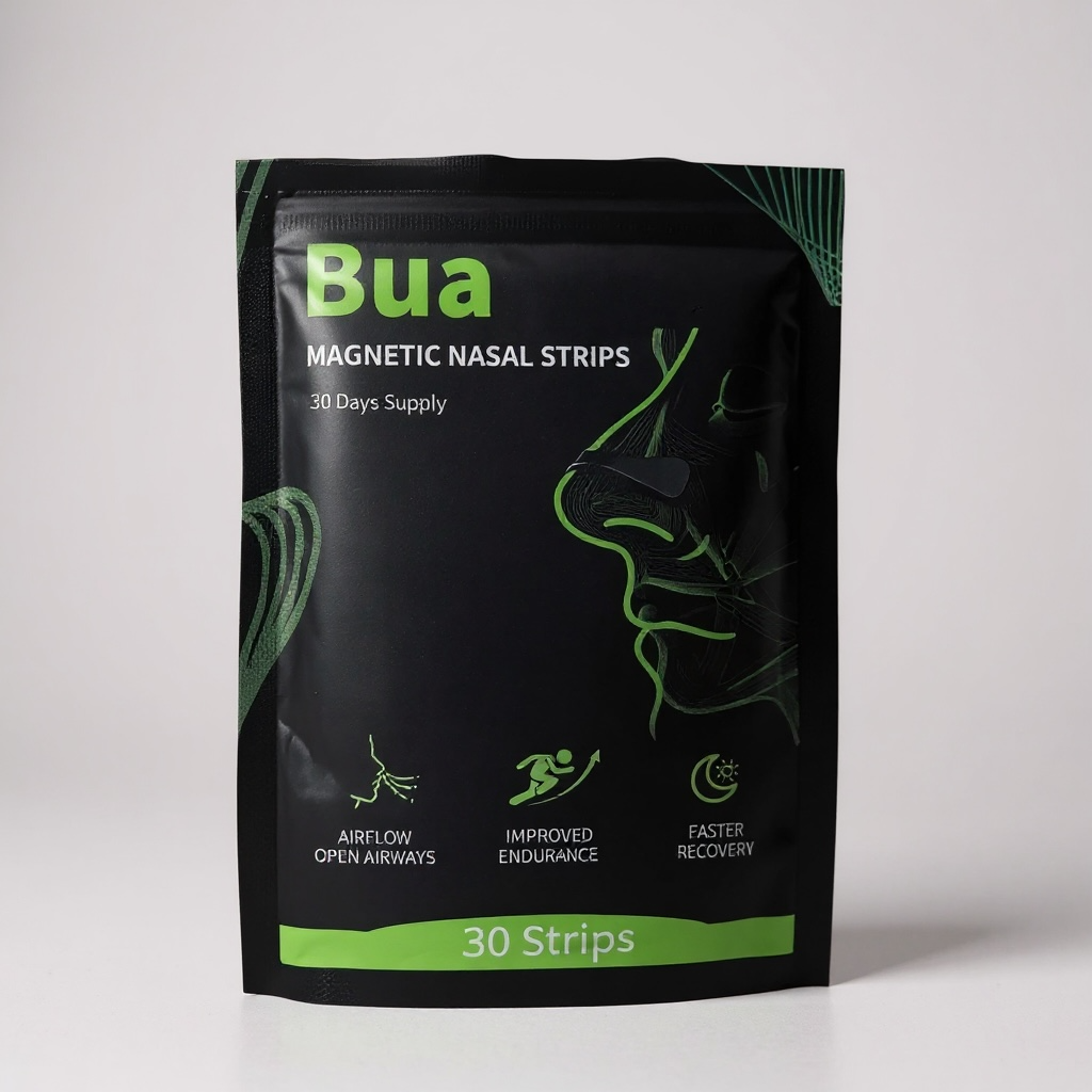 Magnetic nasal strips